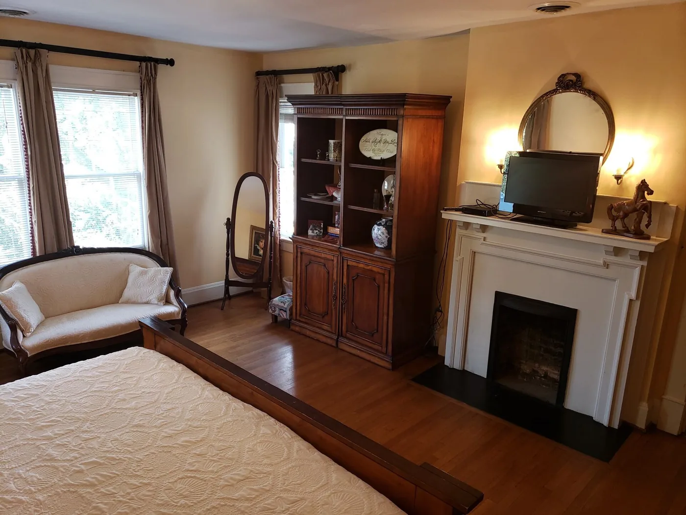 Historic parlor inside Simply Divine